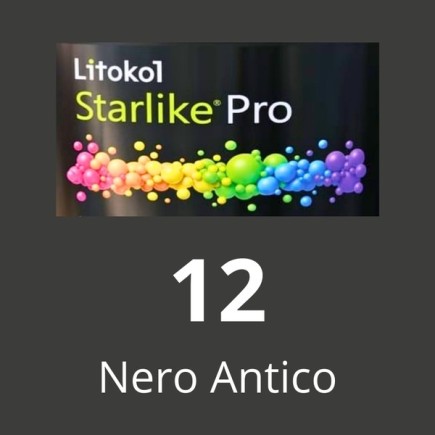 Starlike® Pro - 12 Nero Antico - 2,5 kg LITOKOL - STPRONAN02.5