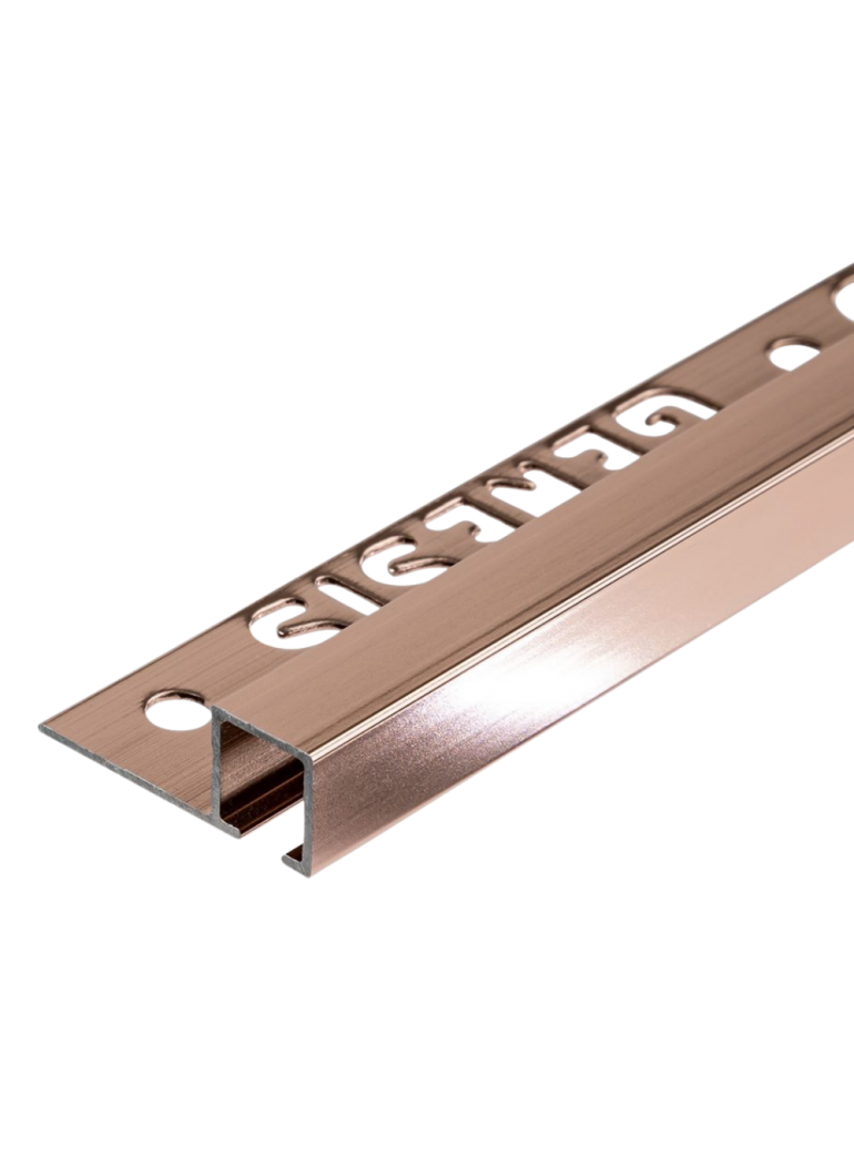 TDP.100.95 -  PROFILO QUADRO Alluminio 10mm X 10mm - 250cm Rame Brillante (Genesis)