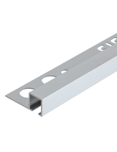 TDP.100.81 -  PROFILO QUADRO Alluminio 10mm X 10mm - 250cm Alluminio Anodizzato (Genesis)