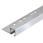 TDP100.94 -  PROFILO QUADRO Alluminio 10mm X 10mm - 250cm Spazzolato (Genesis)