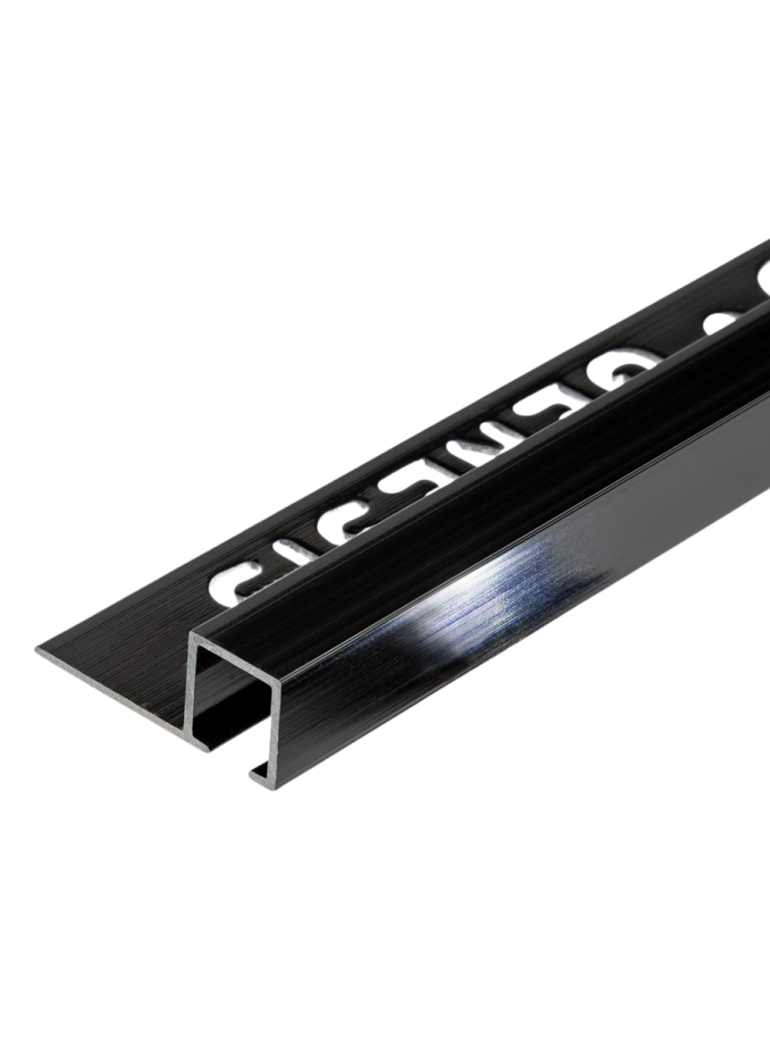 TDP.100.16 -  PROFILO QUADRO Alluminio 10mm X 10mm - 250cm Nero (Genesis)