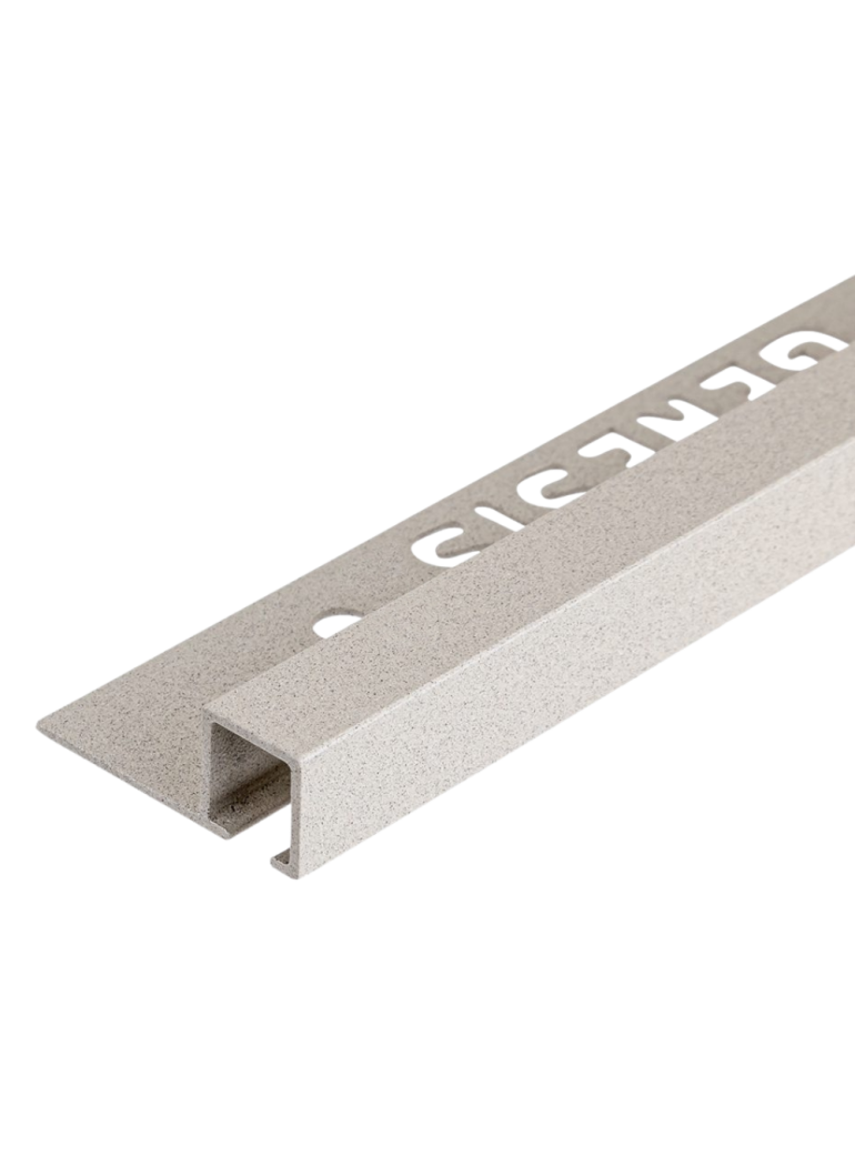 TDP.100.414 -  PROFILO QUADRO Alluminio 10mm X 10mm - 250cm Bath Stone (Genesis)