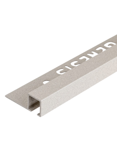 TDP.100.414 -  PROFILO QUADRO Alluminio 10mm X 10mm - 250cm Bath Stone (Genesis)
