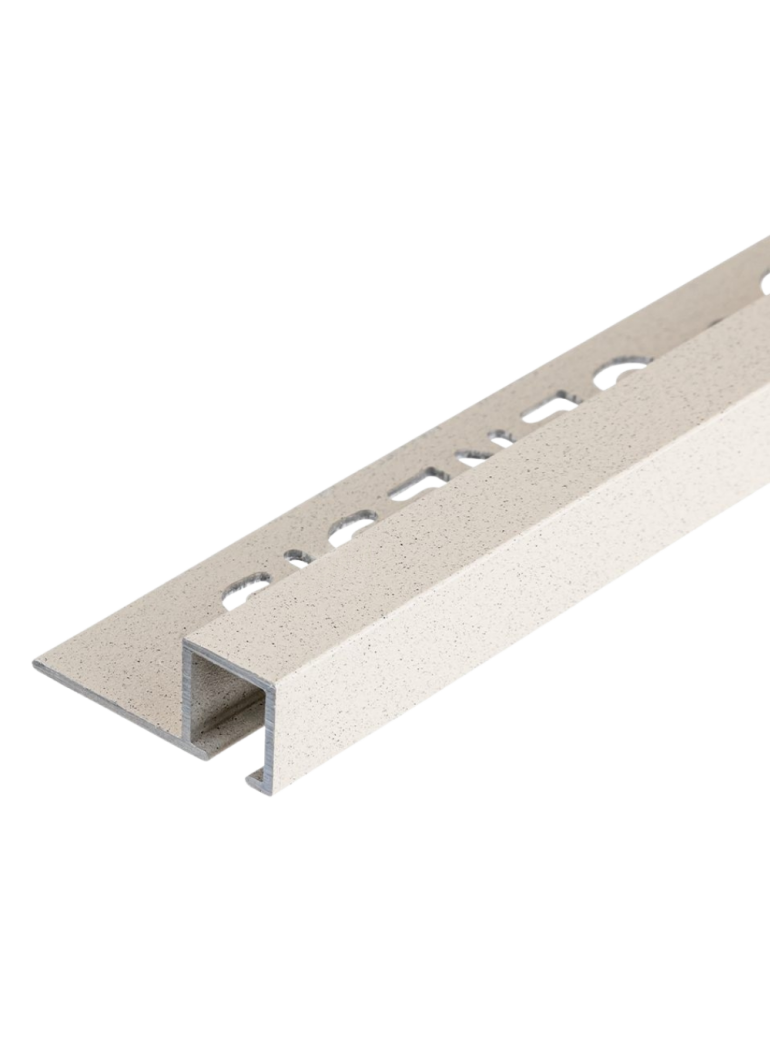 TDP.100.425 -  PROFILO QUADRO Alluminio 10mm X 10mm - 250cm Sand Stone (Genesis)
