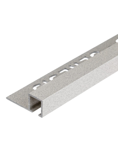 TDP.100.411 -  PROFILO QUADRO Alluminio 10mm X 10mm - 250cm Granite (Genesis)