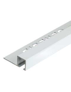 TDP.100.02 -  PROFILO QUADRO Alluminio 10mm X 10mm - 250cm Bianco Opaco (Genesis)
