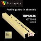 TDP120.86 -  PROFILO QUADRO Alluminio  10mm X 12mm - 250cm  Ottone Lucido (Genesis)