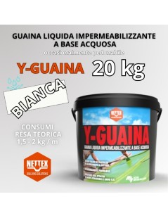 GUAINA Liquida a Base Acquosa Y-GUAINA BIANCA 20kg (800028)