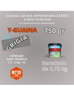 GUAINA Liquida a Base Acquosa Y-GUAINA GRIGIA  750gr (800110)