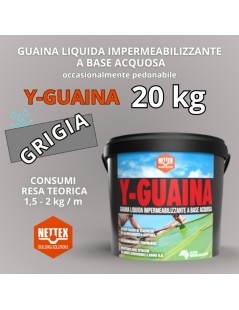 GUAINA Liquida a Base Acquosa Y-GUAINA GRIGIA 20kg (800042)