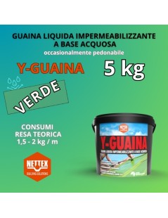 GUAINA Liquida a Base Acquosa Y-GUAINA VERDE  5kg (800165)