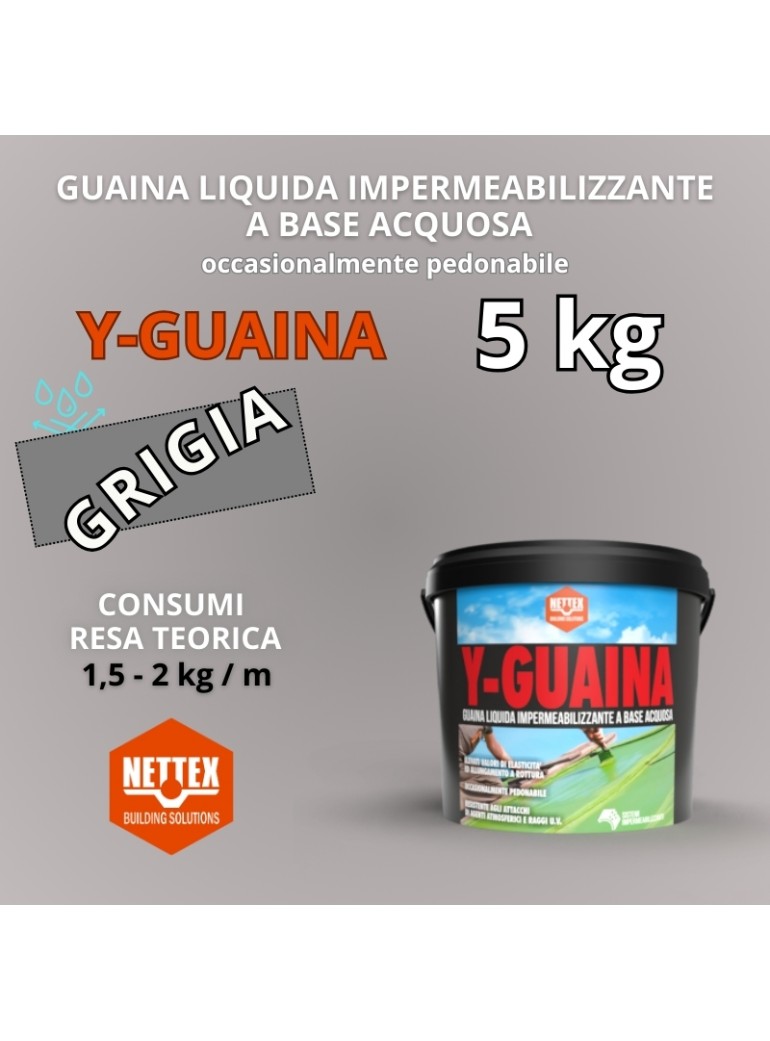 Y-GUAINA GRIGIA  5kg (800035) GUAINA Liquida a...