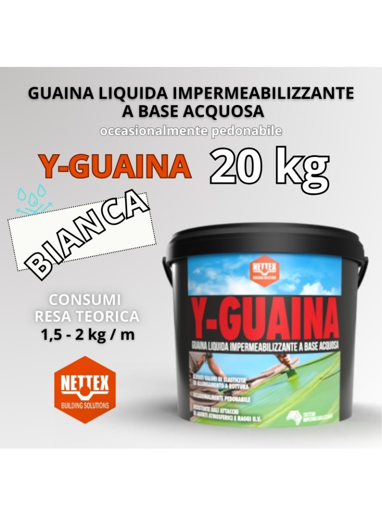 Y-GUAINA BIANCA 20kg (800004) GUAINA Liquida a...
