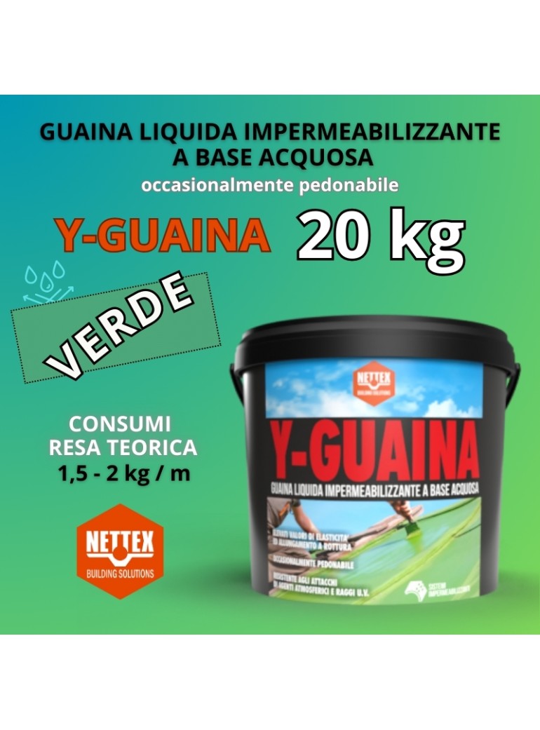 Y-GUAINA VERDE 20kg (800172) GUAINA Liquida a Base Acquosa