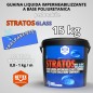 STRATOS GLASS - 15 KG Guaina Liquida Impermeabilizzante Pedonabile TRASPARENTE