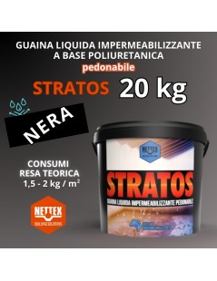 STRATOS - 20 KG Guaina Liquida NERA Pedonabile