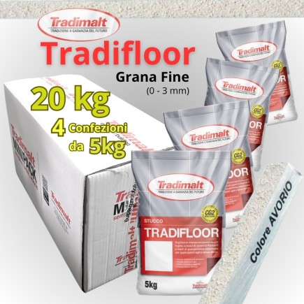 Tradifloor 20kg Avorio Grana FINE (scatola 4x 5kg)