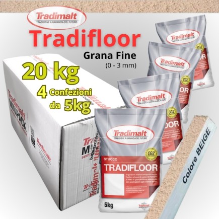 Tradifloor 20kg Beige Grana FINE (scatola 4x 5kg)