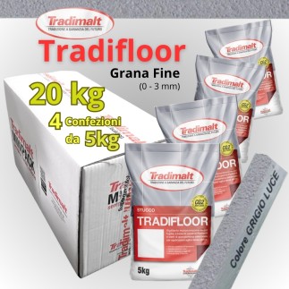 Tradifloor 20kg Grigio Luce Grana FINE (scatola 4x 5kg)