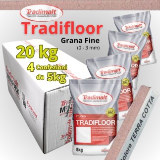 Tradifloor 20kg Terracotta Grana FINE (scatola 4x 5kg)