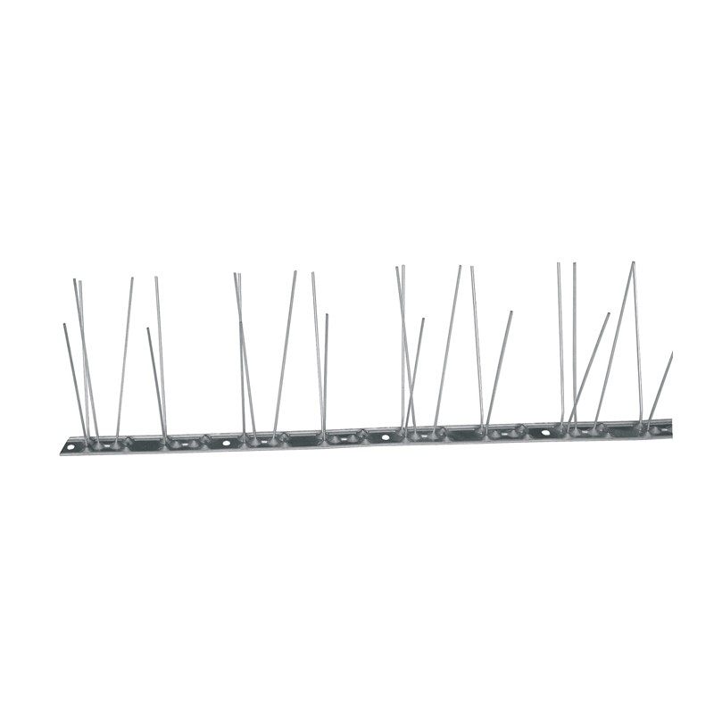 PROTEGGI MURETTO 60 SPILLI in ACCIAIO INOX (LxH) cm 100x12
