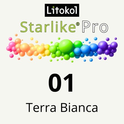 Starlike® Pro - 01 Terra Bianca - 2,5 kg LITOKOL