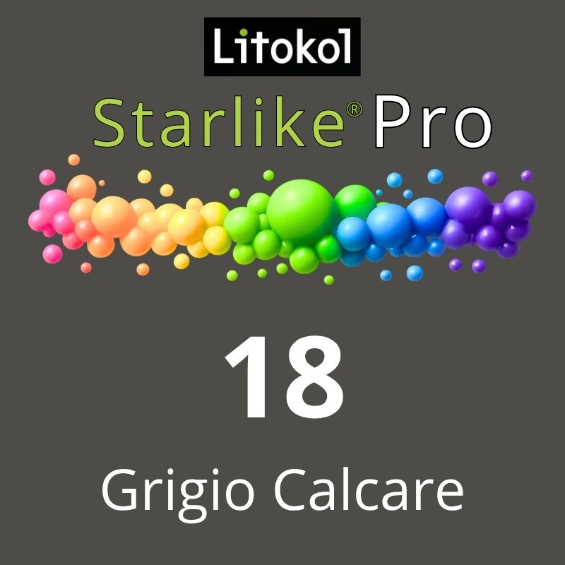 Starlike® Pro - 18 Grigio Calcare - 2,5 kg Starlike® Pro - 18 Grigio Calcare - 2,5 kg