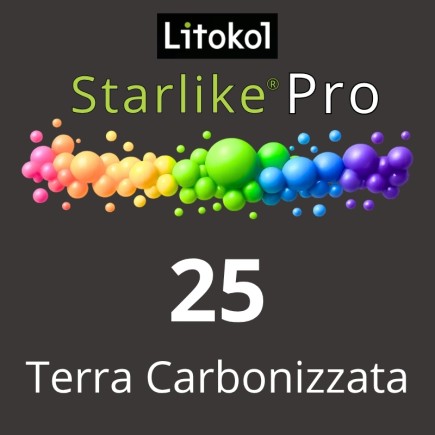 Starlike® Pro - 25 Terra Carbonizzata - 2,5 kg LITOKOL