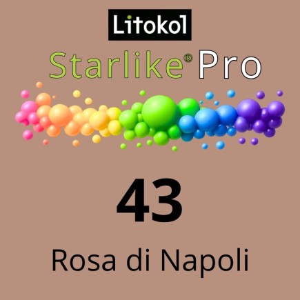 Starlike® Pro - 43 Rosa di Napoli - 2,5 kg LITOKOL