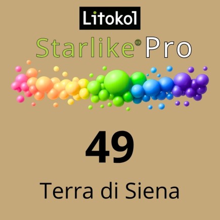 Starlike® Pro - 49 Terra di Siena - 2,5 kg LITOKOL