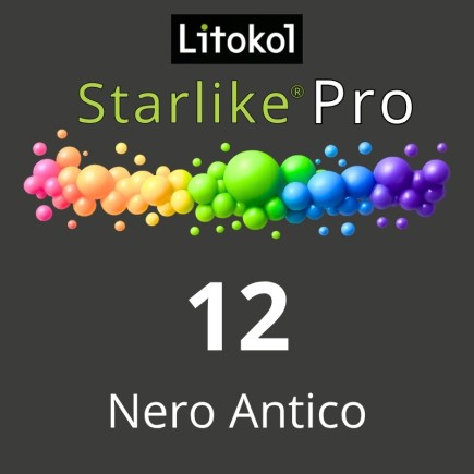 Starlike® Pro - 12 Nero Antico - 2,5 kg LITOKOL - STPRONAN02.5