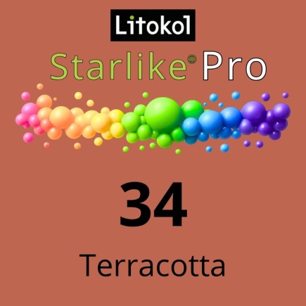 Starlike® Pro - 34 Terracotta - 2,5 kg LITOKOL - STPROTCT02.5