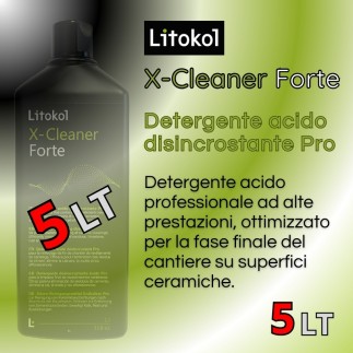 X-Cleaner Forte - 5 LT Detergente acido disincrostante Pro