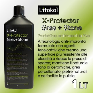 X-Protector Gres + Stone - 1 LT Protettivo antimacchia Pro
