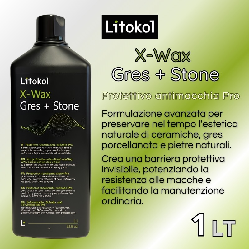 X-Wax Gres + Stone - 1 LT