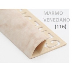 PROFILO in PVC ARROTONDATO  8mmColore:  MARMO...