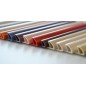 PROFILO in PVC ARROTONDATO 10mm Colore:  BIANCO LUCIDO (100) Lunghezza MT: 2,50