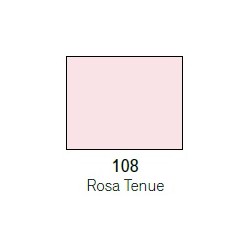 DIMENSIONI PROFILO in PVC ARROTONDATO 10mm Colore:  ROSA TENUE (108) Lunghezza MT: 2,50 - Genesis
