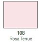 PROFILO in PVC ARROTONDATO 10mm Colore:  ROSA TENUE (108) Lunghezza MT: 2,50