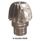 ASPIRATORE GIREVOLE Ø 250 INOX (ASPIROTEC) Attacco:  TONDO