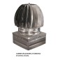ASPIRATORE GIREVOLE ZINCATO Misura: cm 27x27 Attacco: QUADRO
