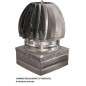 ASPIRATORE GIREVOLE ZINCATO Misura: cm 37x37 Attacco: QUADRO