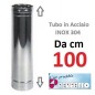 TUBO in ACCIAIO INOX AISI 304  Ø mm 150x100 cm  (PERFETTO)
