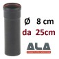 TUBO PELLET ALA AETERNUM PORCEL. N.OPACO 80X250 C/GUARNIZIONE COD Y40100150130
