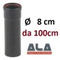 TUBO PELLET ALA AETERNUM PORCEL. N.OPACO 80X1000 C/GUARNIZIONE COD Y40100150100