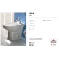 BIDET ad APPOGGIO Serie: KARLA  (MonoForo) Colore: BIANCO