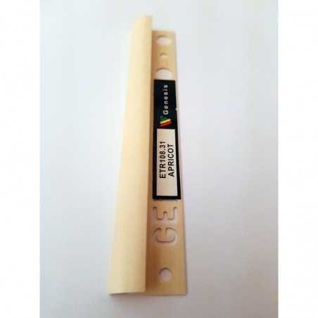 DIMENSIONI PROFILO in PVC ARROTONDATO 10mm Colore:  ALBICOCCA (31) Lunghezza MT: 2,50 - Genesis