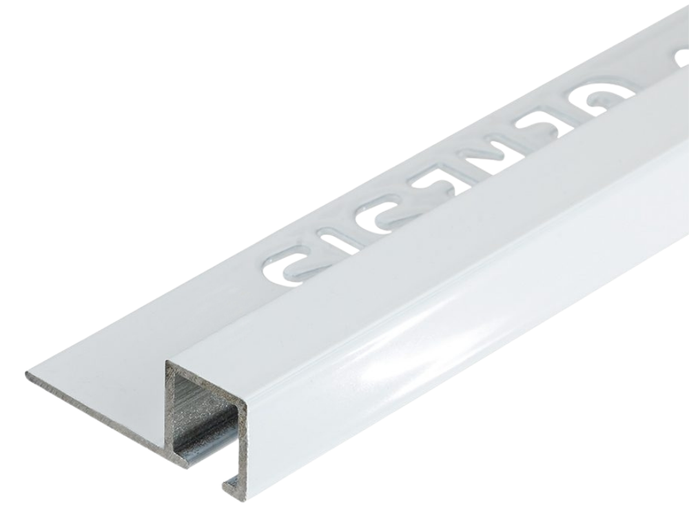 TDP100.01 - PROFILO QUADRO Alluminio 10mm X 10mm - 250cm Bianco (Genesis)