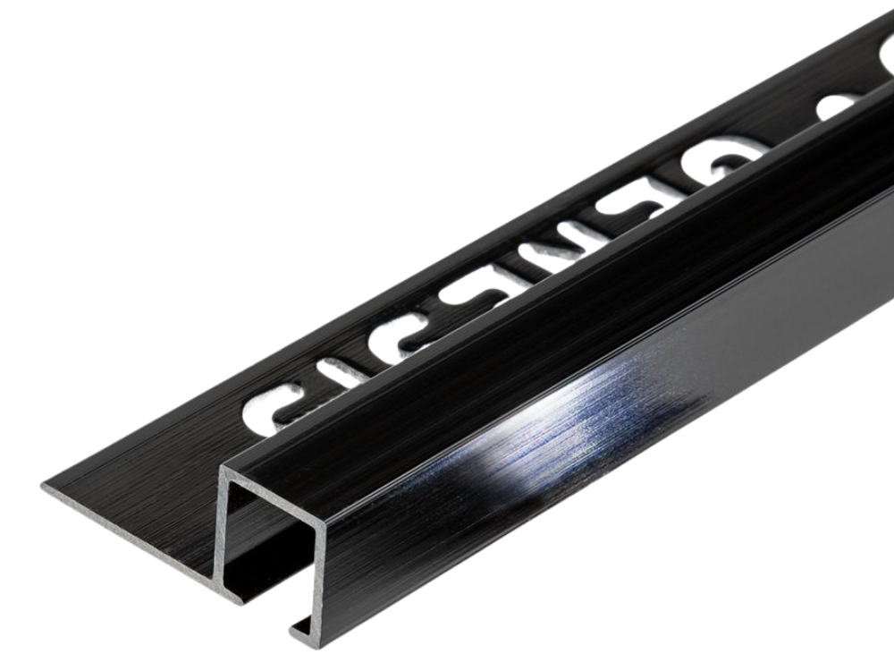 TDP100.16 -  PROFILO QUADRO Alluminio 10mm X 10mm - 250cm Nero (Genesis)
