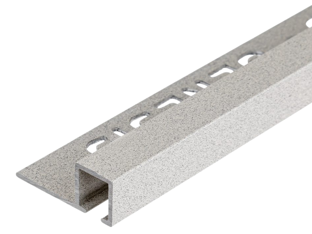 TDP100.411 -  PROFILO QUADRO Alluminio 10mm X 10mm - 250cm Granite (Genesis)